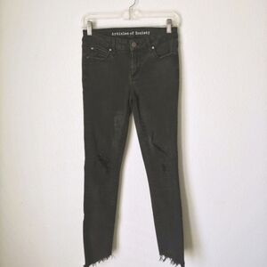 Articles of Society | Black Distressed Skinny Denim Pants